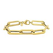 Oval Link Bracelet in 14k Yellow Gold - 8&quot;