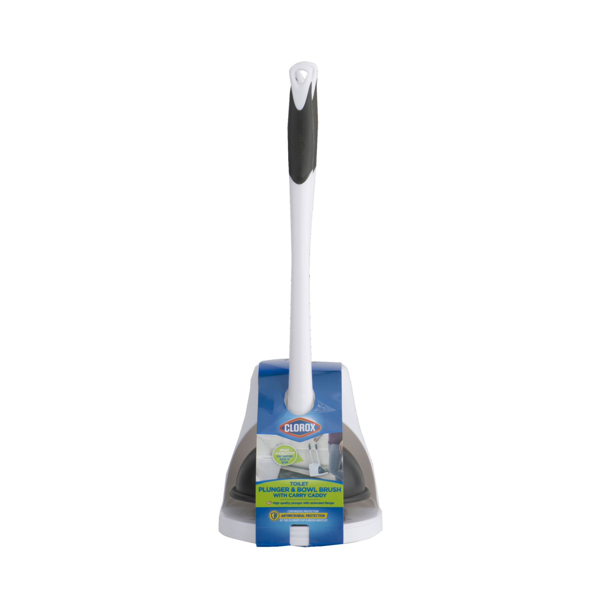 Clorox Toilet Bowl Brush And Plunger Set