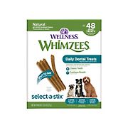 Wellness Whimzees Select A Stix,  48 ct.