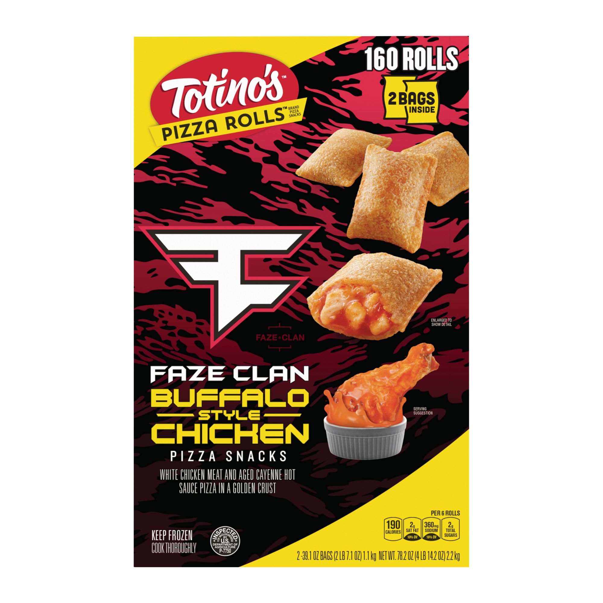 Totino's Buffalo Chicken Pizza Rolls, 160 ct.