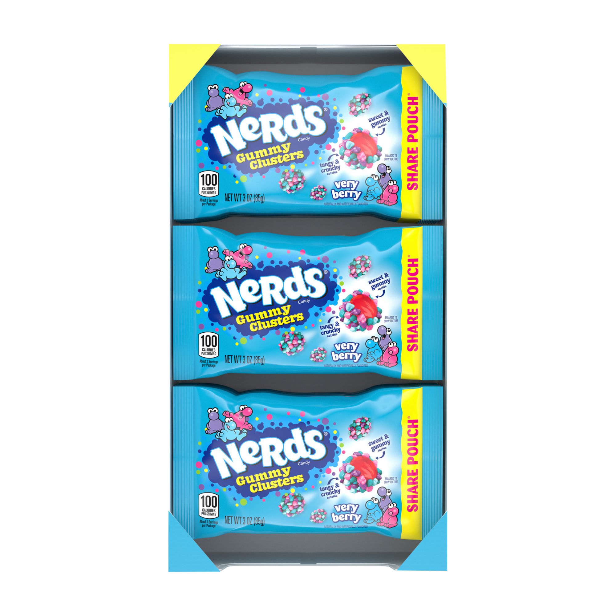 Nerds Very Berry Clusters Share Pack, 12 ct./3 oz.