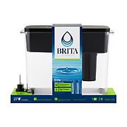 Brita UltraMax 27-Cup Filtered Water Dispenser with 2 Elite Filters - Black