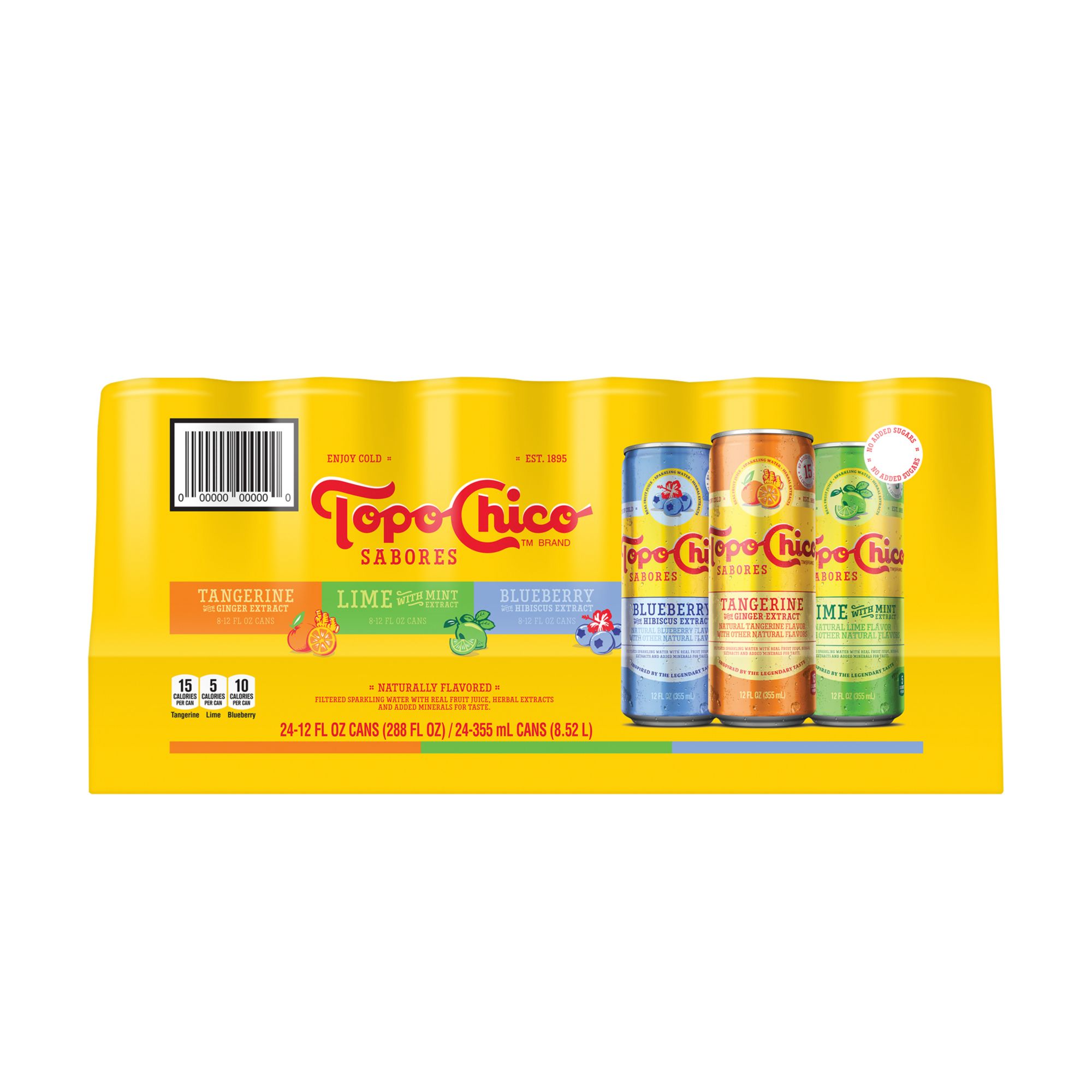 Topo Chico Sabores Variety, 24 pk./12 oz.