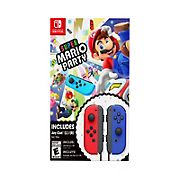 Nintendo Super Mario Party Game with Red & Blue Joy-Con Bundle (Nintendo Switch)