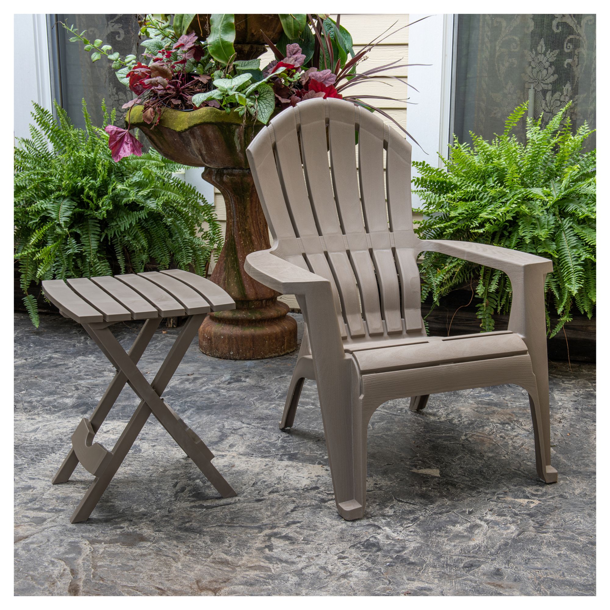 Adams Mfg Real Comfort Adirondack Chair Portobello