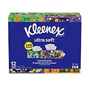 Kleenex Ultra Soft 3-Ply Facial Tissues, 12 pk./120 Tissues per Box