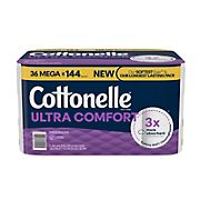 Cottonelle Ultra Comfort 244-Sheet Toilet Paper, 36 Mega Rolls