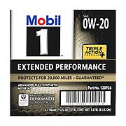 Mobil 1 Extended Performance Full Synthetic Motor Oil 5W-30, 6 pk./1 qt.