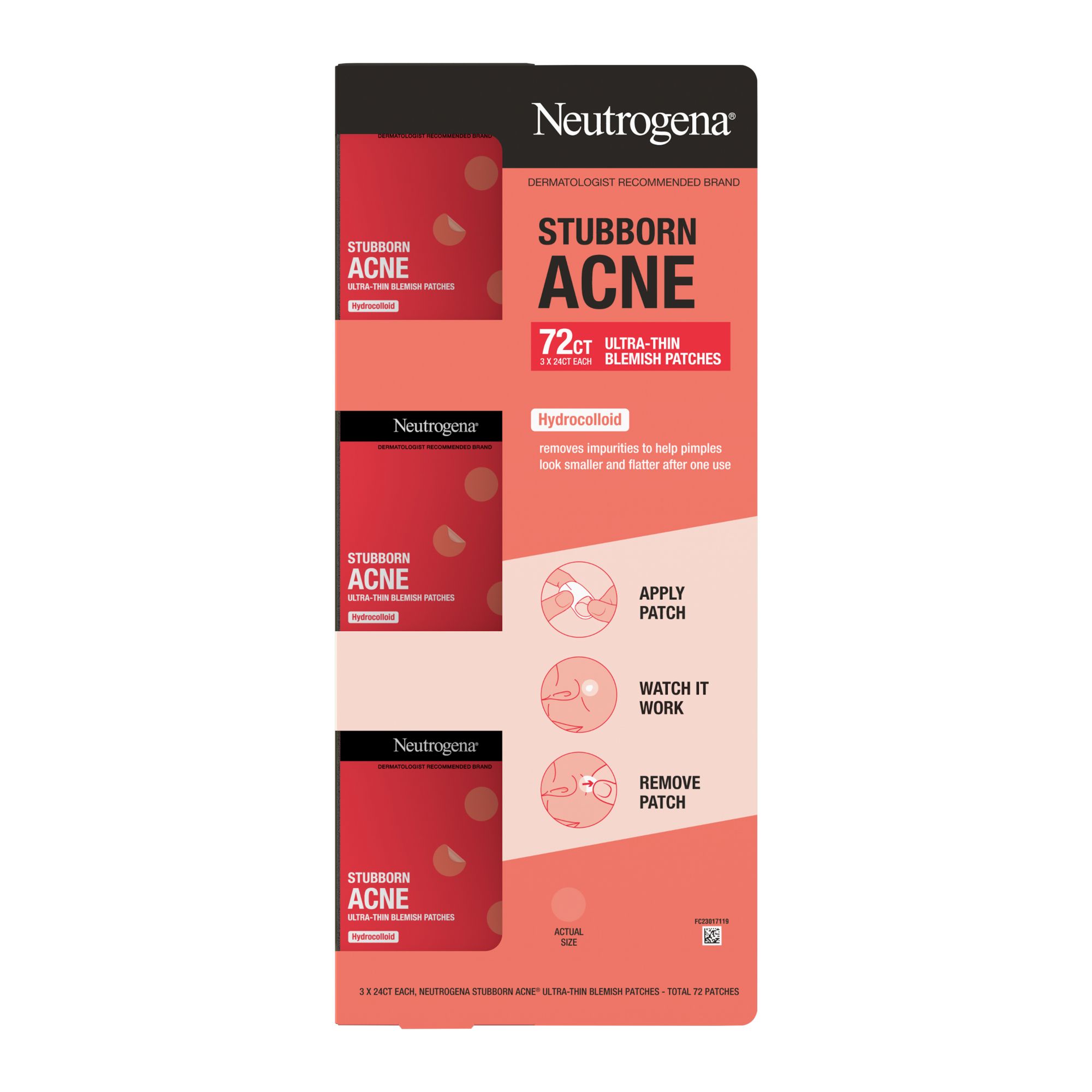 Neutrogena Stubborn Acne Ultra-Thin Blemish Patches, 72 ct.