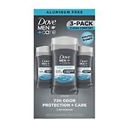 Dove Men+Care 72-Hour Deodorant Stick - Clean Comfort, 3 pk./3 oz.