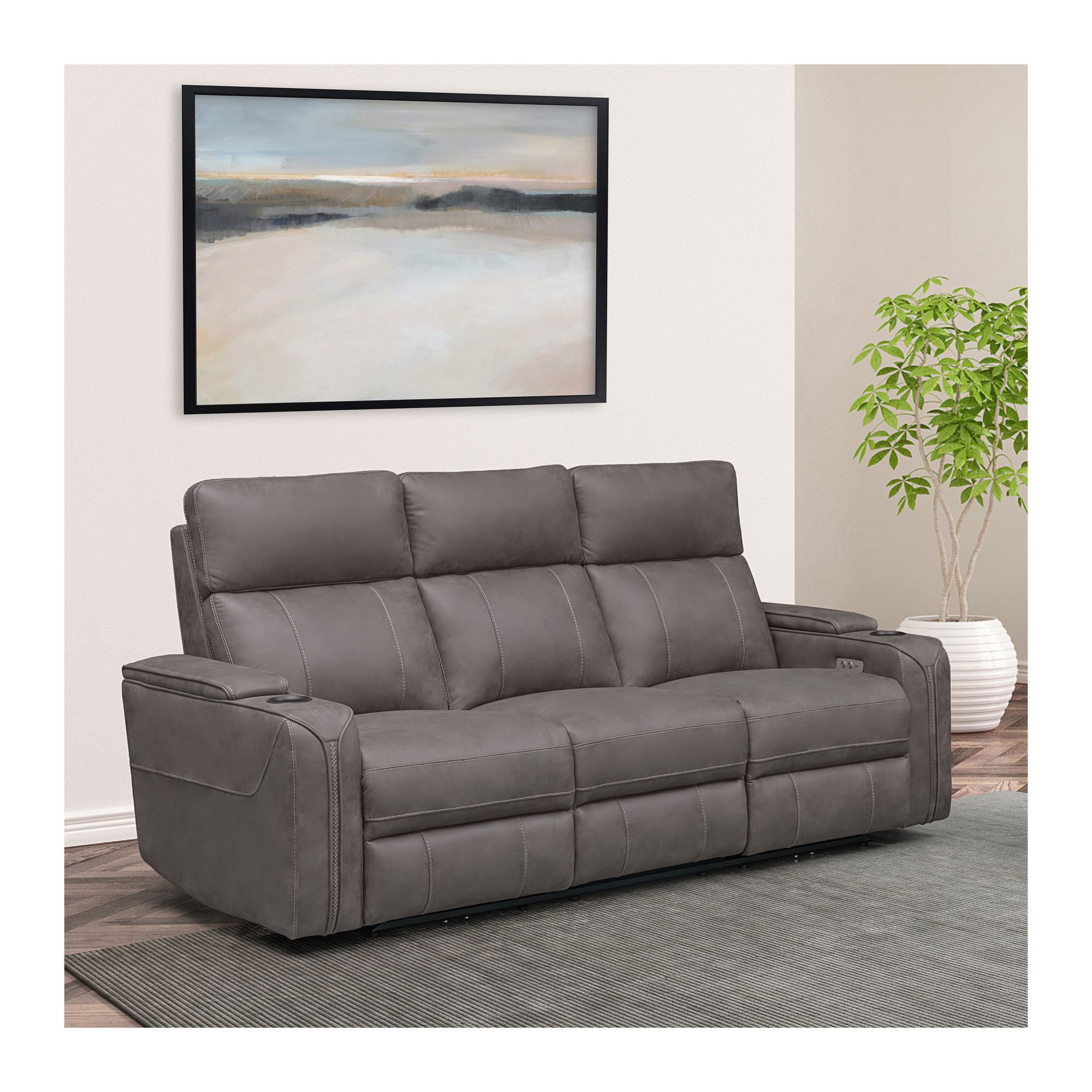 Bolero Reclining Sofa Coffee BJ s Wholesale Club