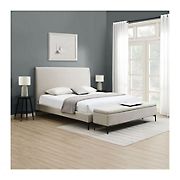 Abbyson Home Estrella Upholstered Bed and Storage Bench