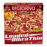 DiGiorno Ultra Thin Carnivore Pizza, 3 pk.