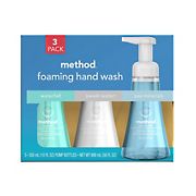 Method Foaming Hand Soap Variety Pack - Waterfall, Sweet Water, Sea Minerals, 3 pk./10 oz.