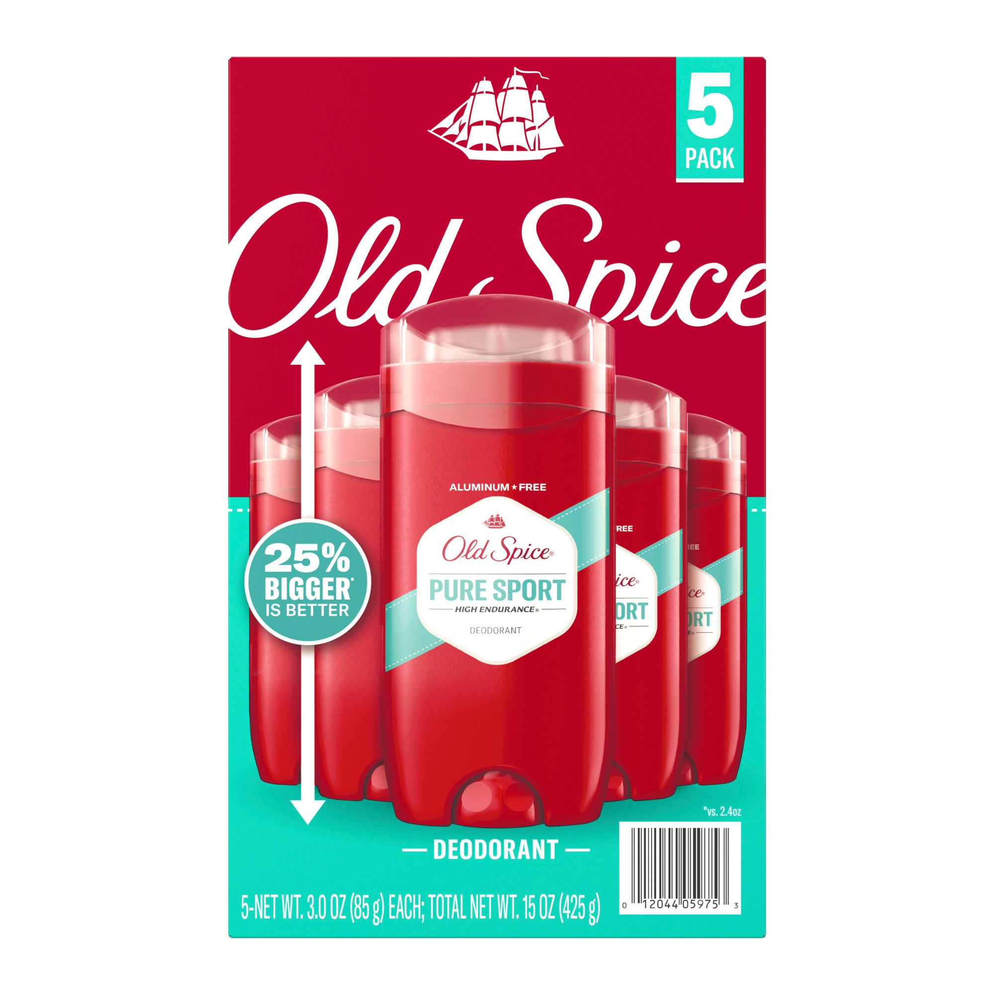 Old Spice High Endurance Deodorant for Men, 5 ct.