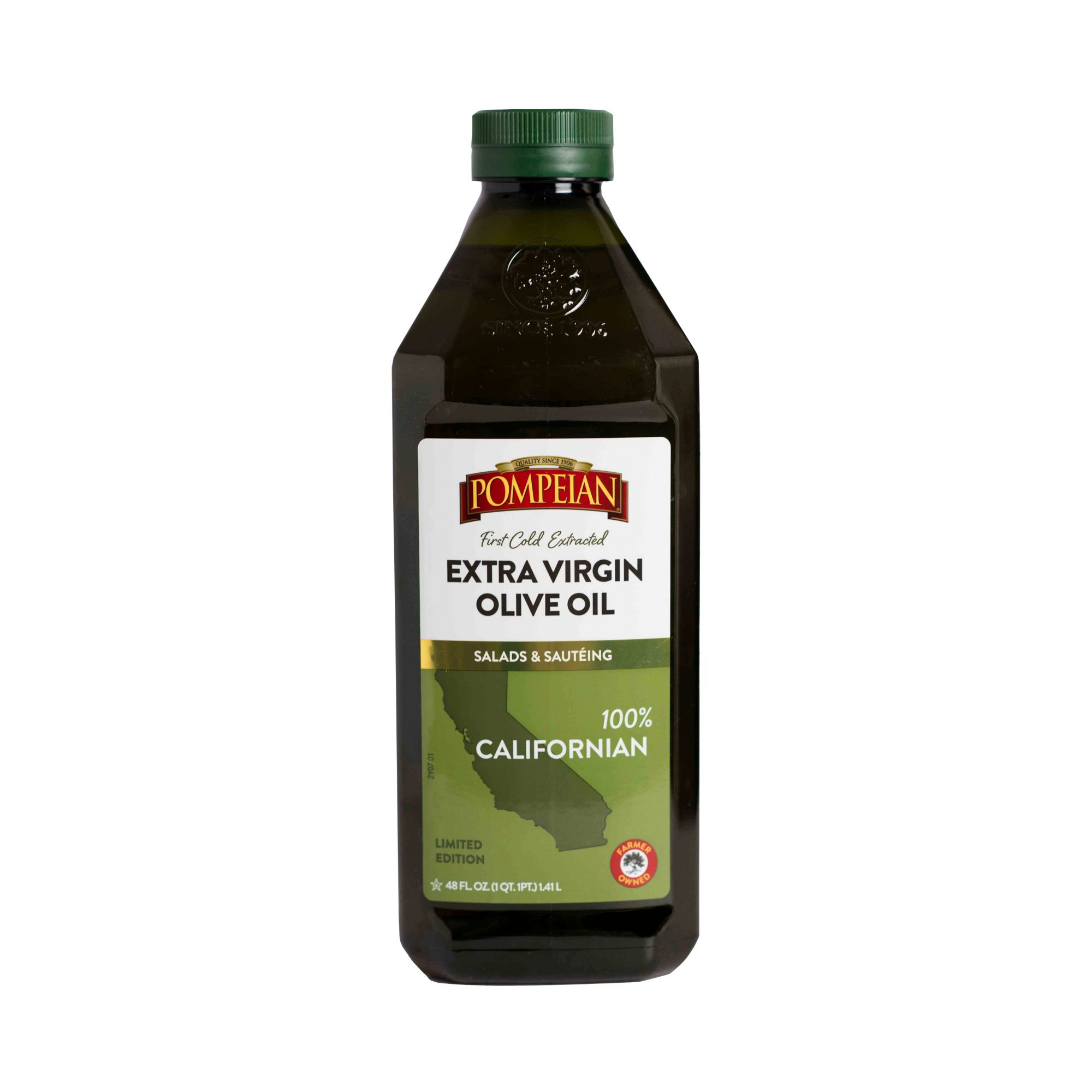 Pompeian 100% Californian Extra Virgin Olive Oil, 48 oz.