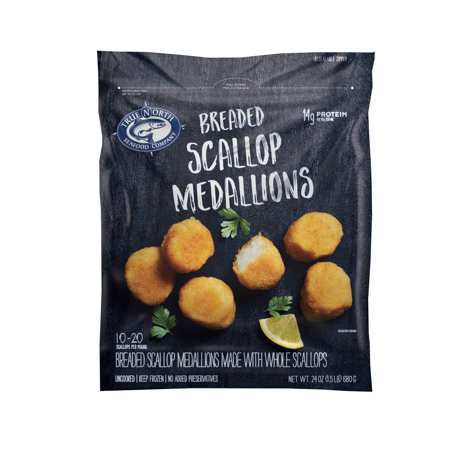 True North Scallop Medallions, 1.5 lbs.