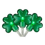 Northlight 7' St. Patrick's Day Shamrock Lights - Green