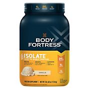 Body Fortress Super Advanced Isolate Protein Powder Vanilla, 3 lbs.