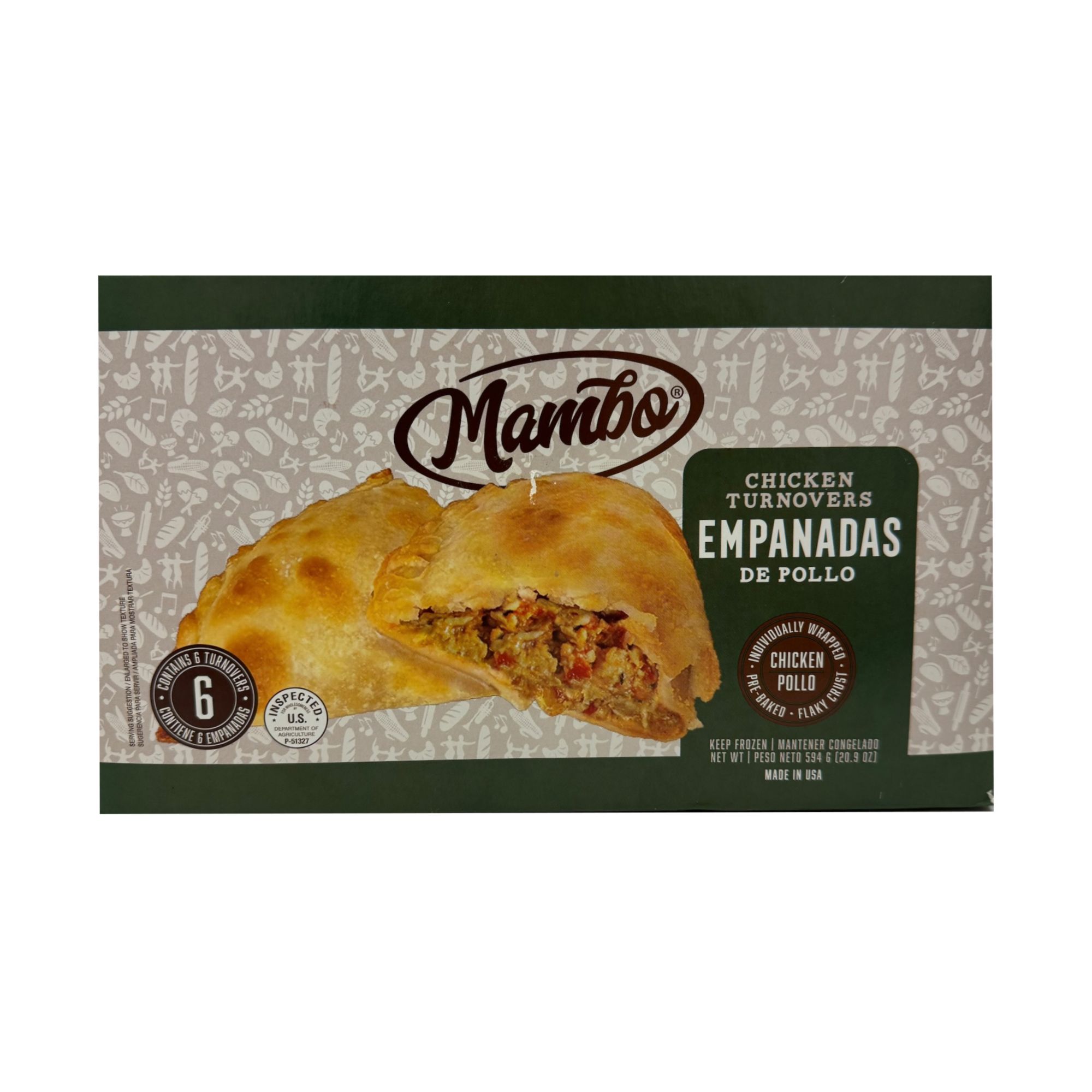 Mambo Chicken Empanadas, 6 ct.