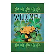 Northlight 12.5&quot;L x 18&quot;W Welcome Pot of Gold Outdoor Garden Flag