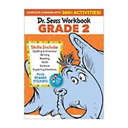 Dr. Seuss Workbook: Grade 2: 260+ Fun Activities with Stickers and More! (Spelling, Phonics, Reading Comprehension, Grammar, M