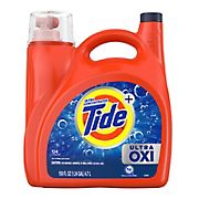 Tide Ultra Oxi Liquid Laundry Detergent, 124 loads/159 fl. oz.