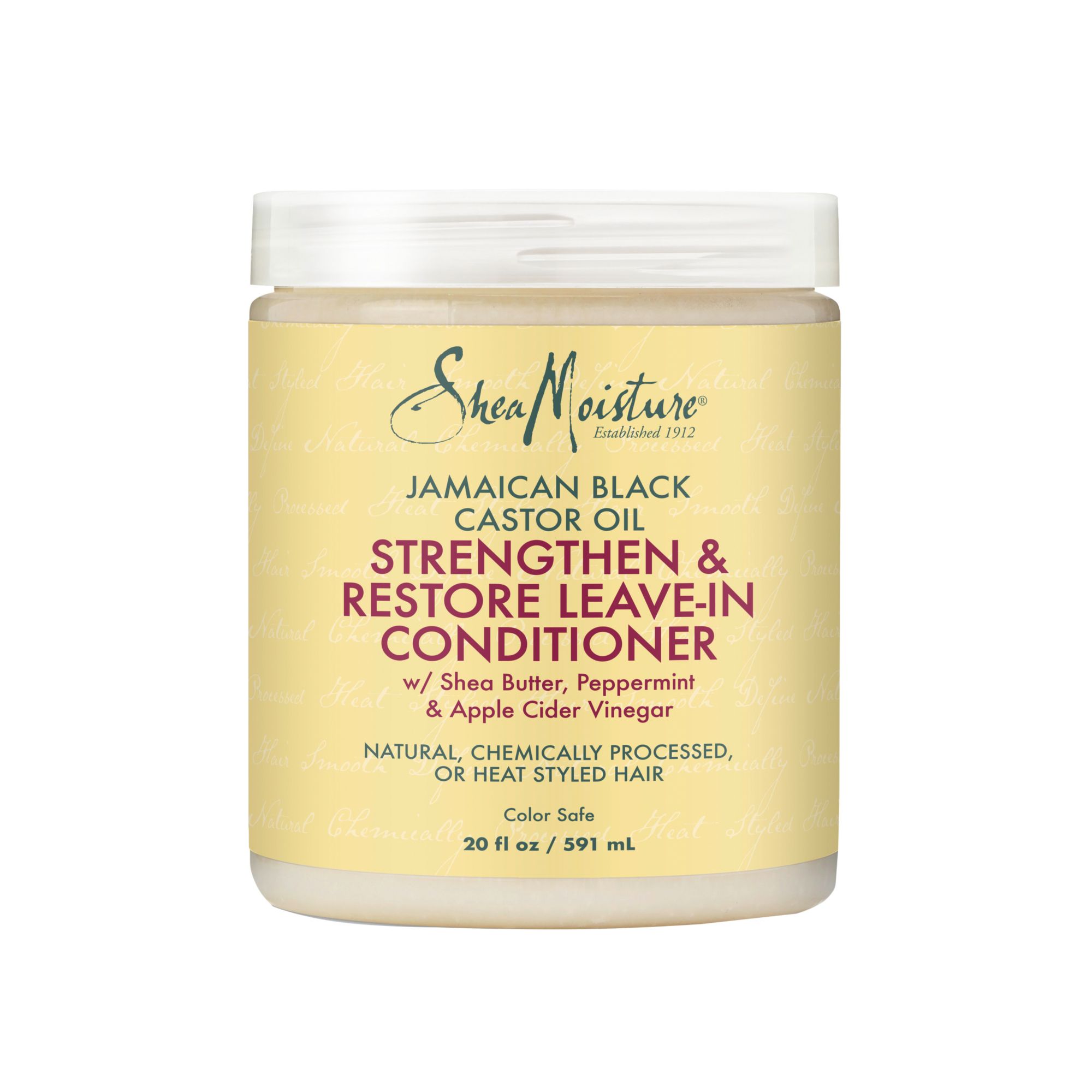 SheaMoisture Leave-In Conditioner Jamaican Black Castor Oil Conditioner, 20 oz.