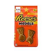Reese's Milk Chocolate Snack Size Peanut Butter Medals Candy Bulk Bag, 39.8 oz.