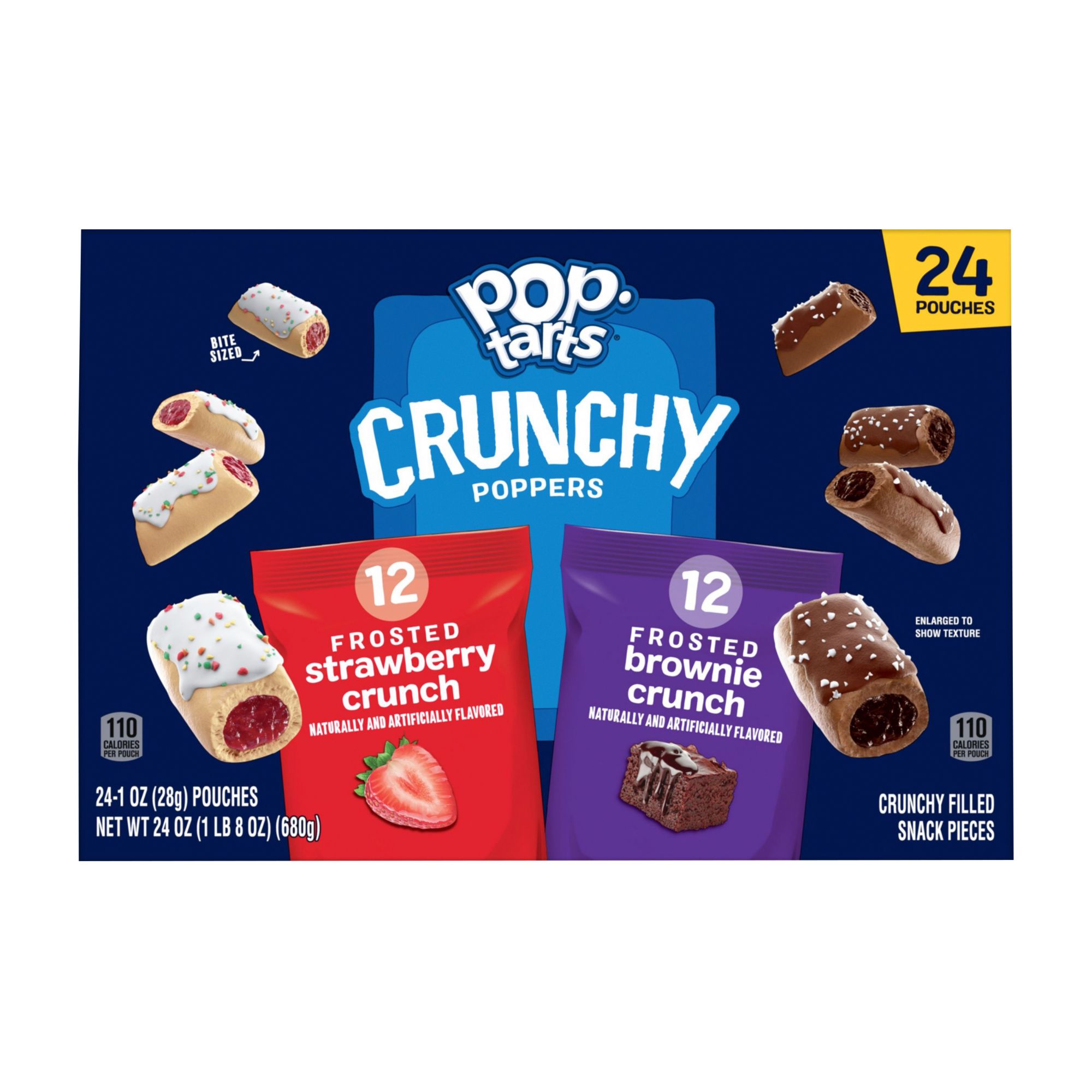 Pop-Tarts Crunchy Poppers Filled Pastry Bites Variety Pack, 24 ct.
