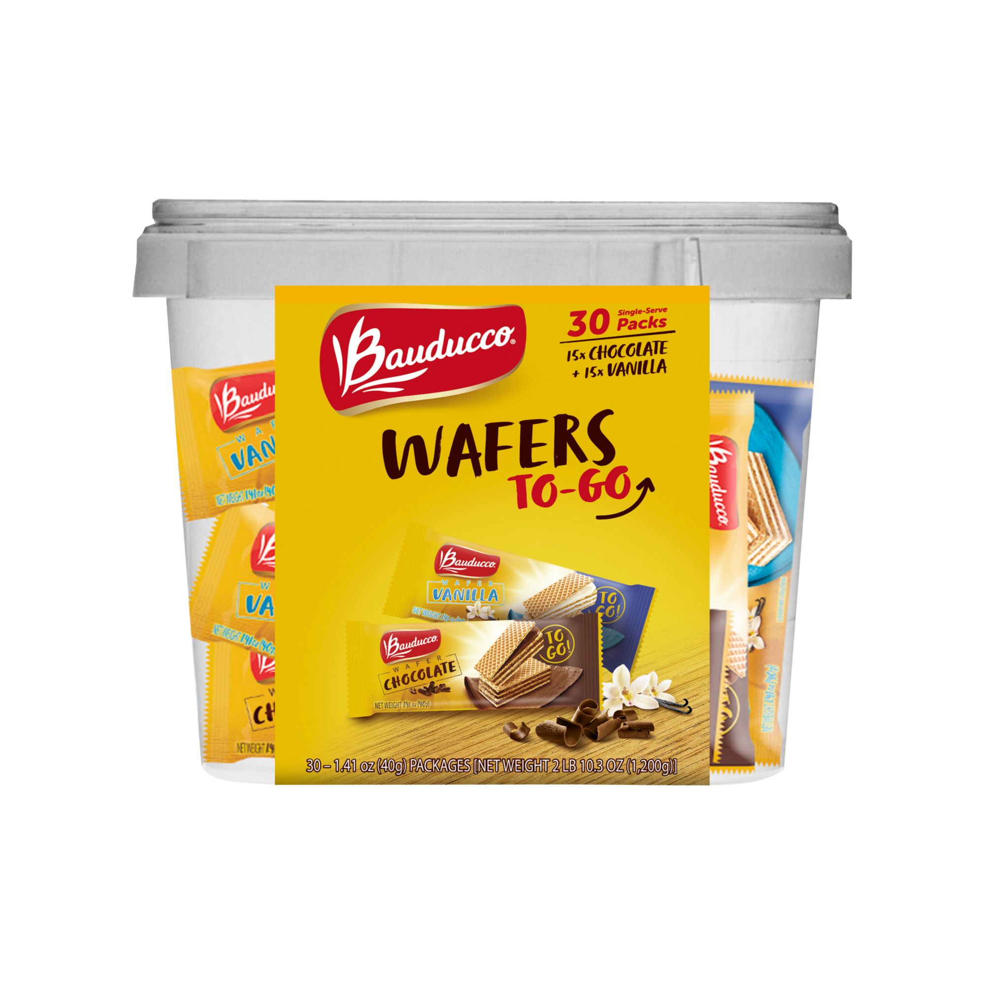 Bauducco Wafer Tub, 30 pk.