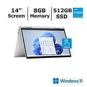 HP ENVY x360 14&quot; FHD 2-in-1 Touchscreen Laptop, Core i5-1335U Processor, 512GB SSD, 8GB Memory - Silver