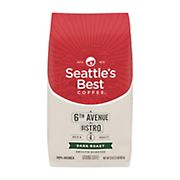 Seattle's Best Coffee 6th Avenue Bistro Smooth-Roasted Dark Roast Ground 100% Arabica Coffee, 32 oz.