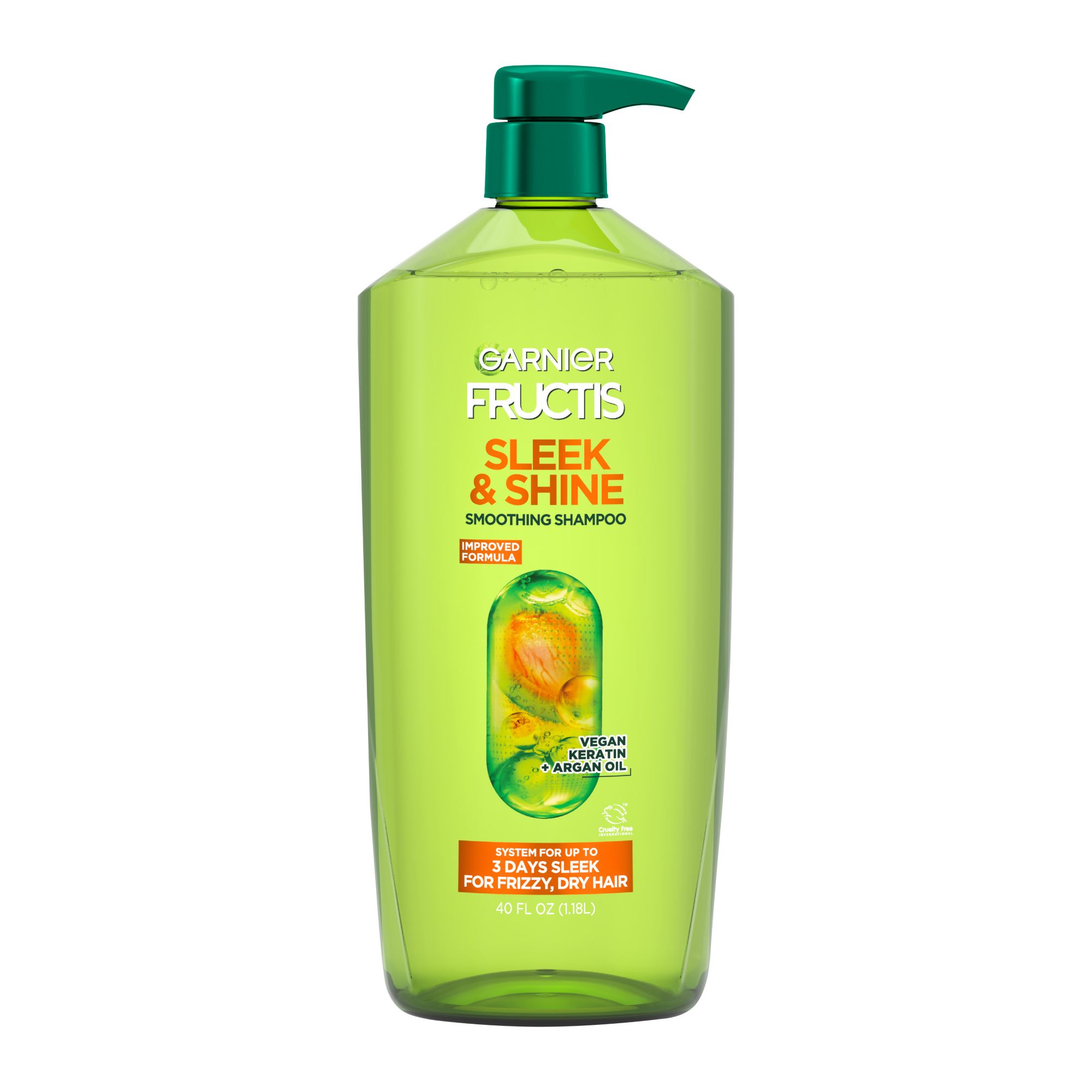 Garnier Fructis Sleek & Shine Shampoo, 40 oz.