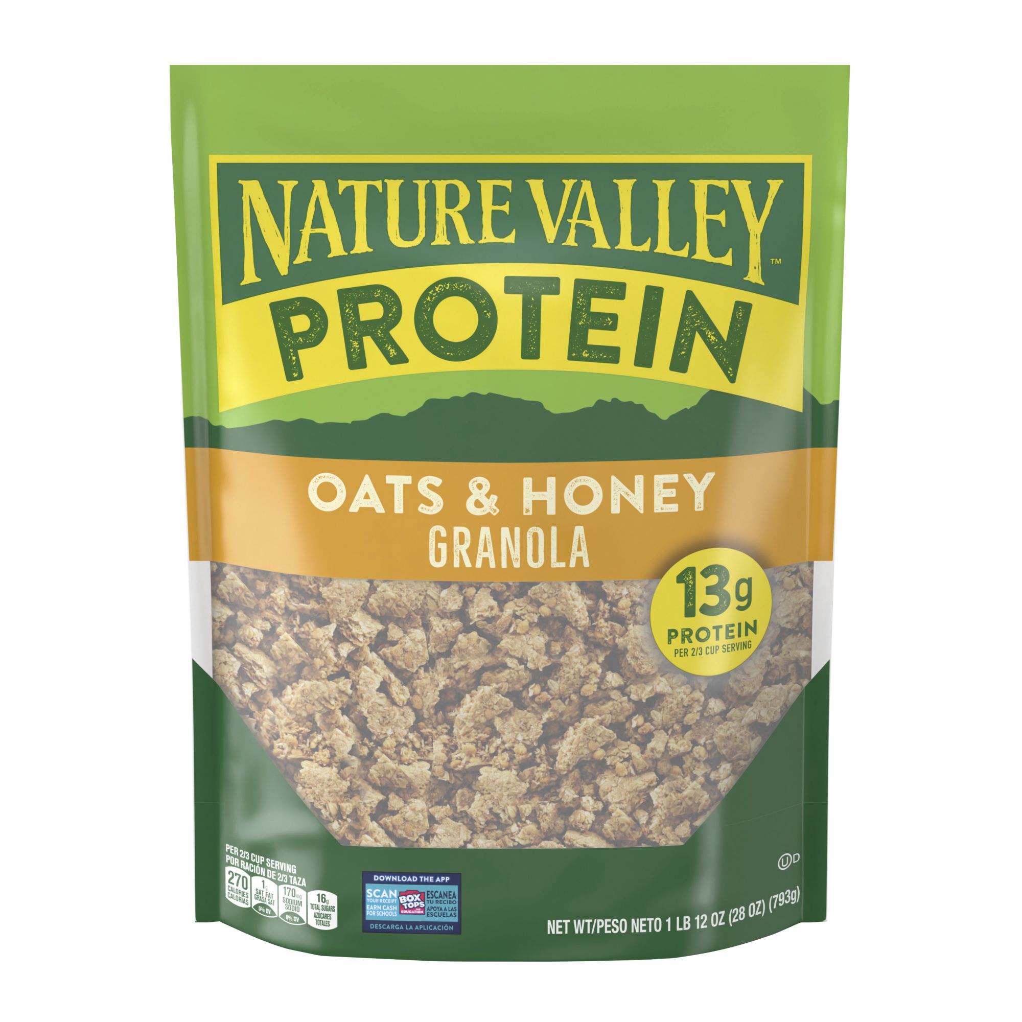 Nature Valley Protein Oats and Honey Granola, 28 oz.