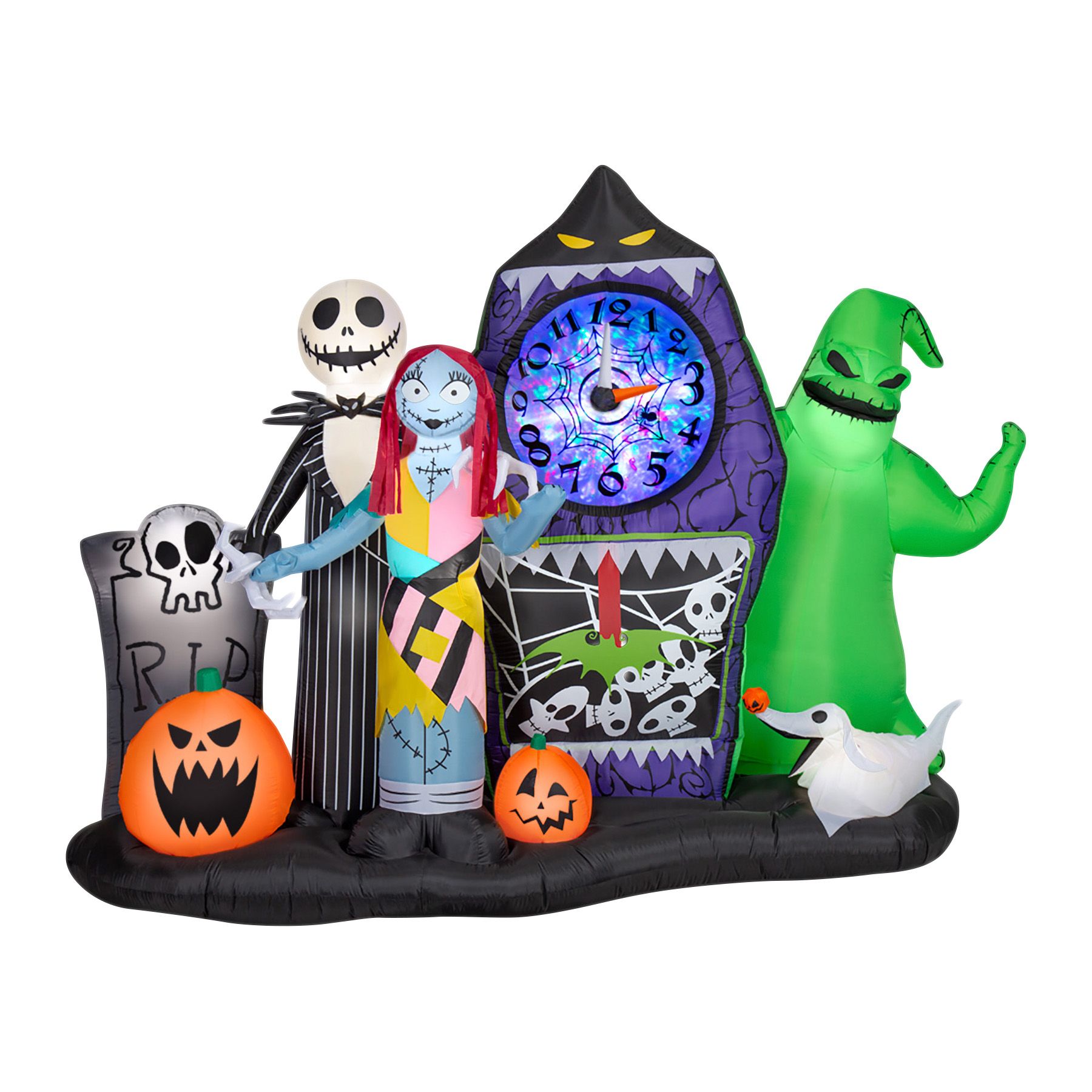 Outlets Halloween Airblown Inflatable Nightmare Before Christmas Jack & Zero Scene