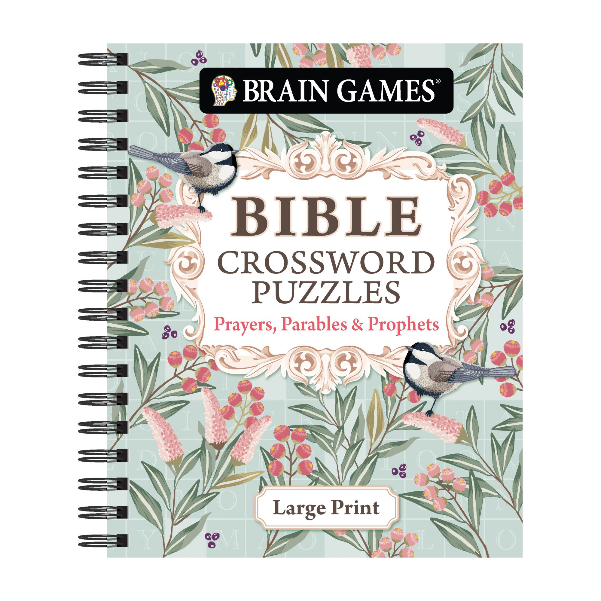 Brain Games - Bible Crossword Puzzles: Prayers, Parables & Prophets 
