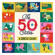 The 50 States Bingo Game: A Bingo Game for Explorers 