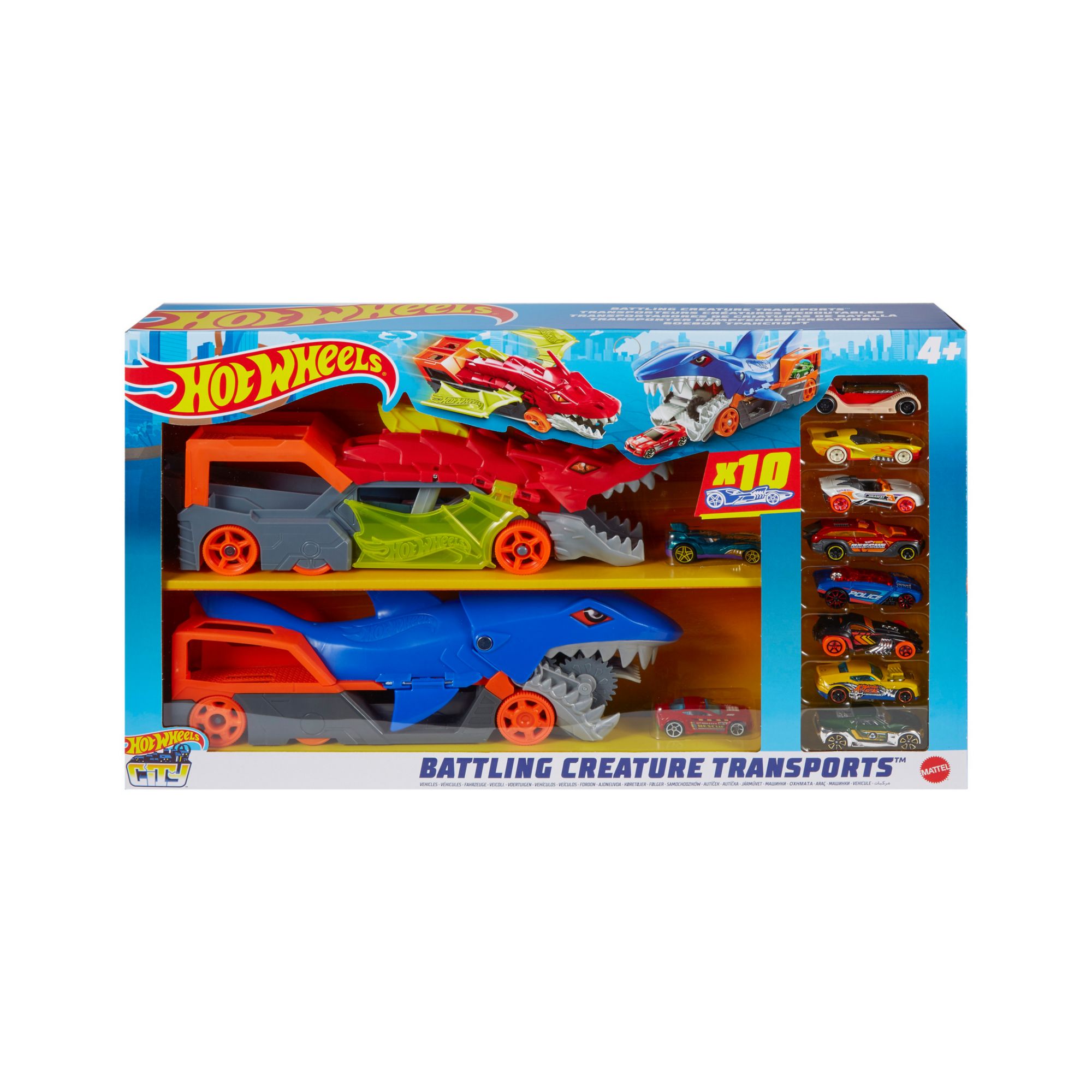 Hot Wheels Battling Creature Transports Vehicles Playset Gift 1 Pack