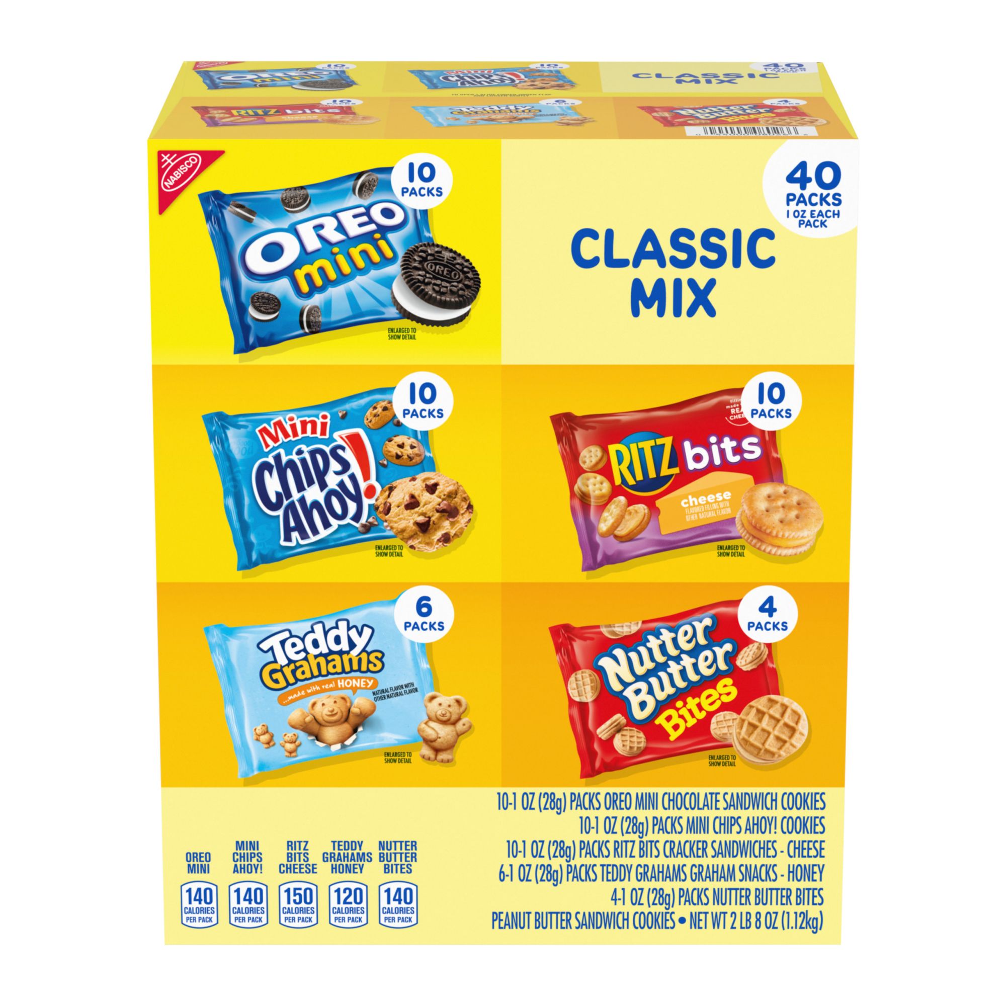 Nabisco Classic Mix Cookie & Cracker Variety Pack, 40 pk./1 oz. | BJ's ...