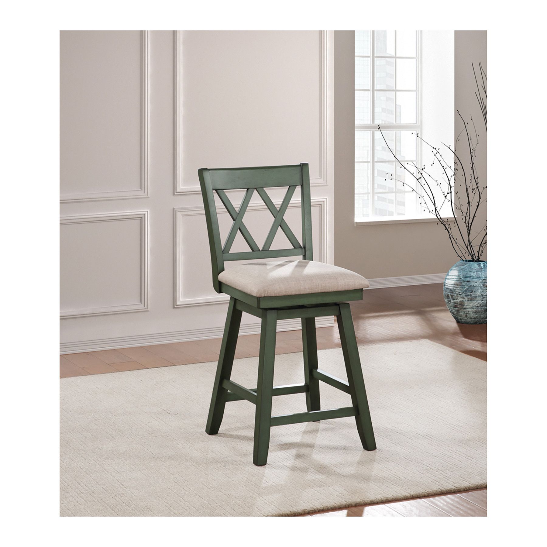 Brookline 24&quot; Swivel Barstool