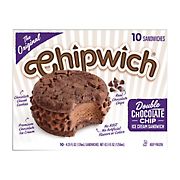 The Original Chipwich Double Chocolate Chip Ice Cream Sandwich, 10 ct.