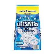 Life Savers Pep-O-Mint Breath Mint Bulk Hard Candy Bag, 53.95 oz.