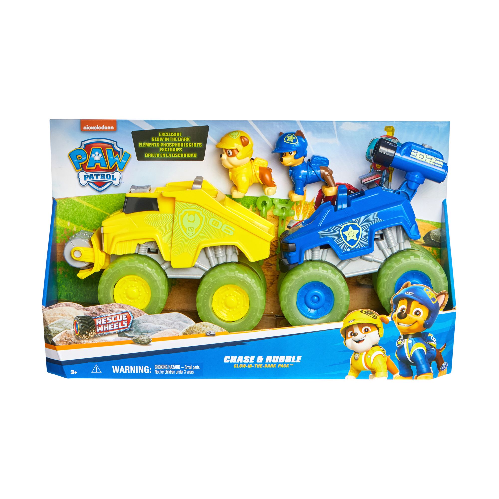 Paw Patrol Chase Rubble Rescue Wheels