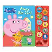 Peppa Pig - Away We Go 10-Button Sound Book