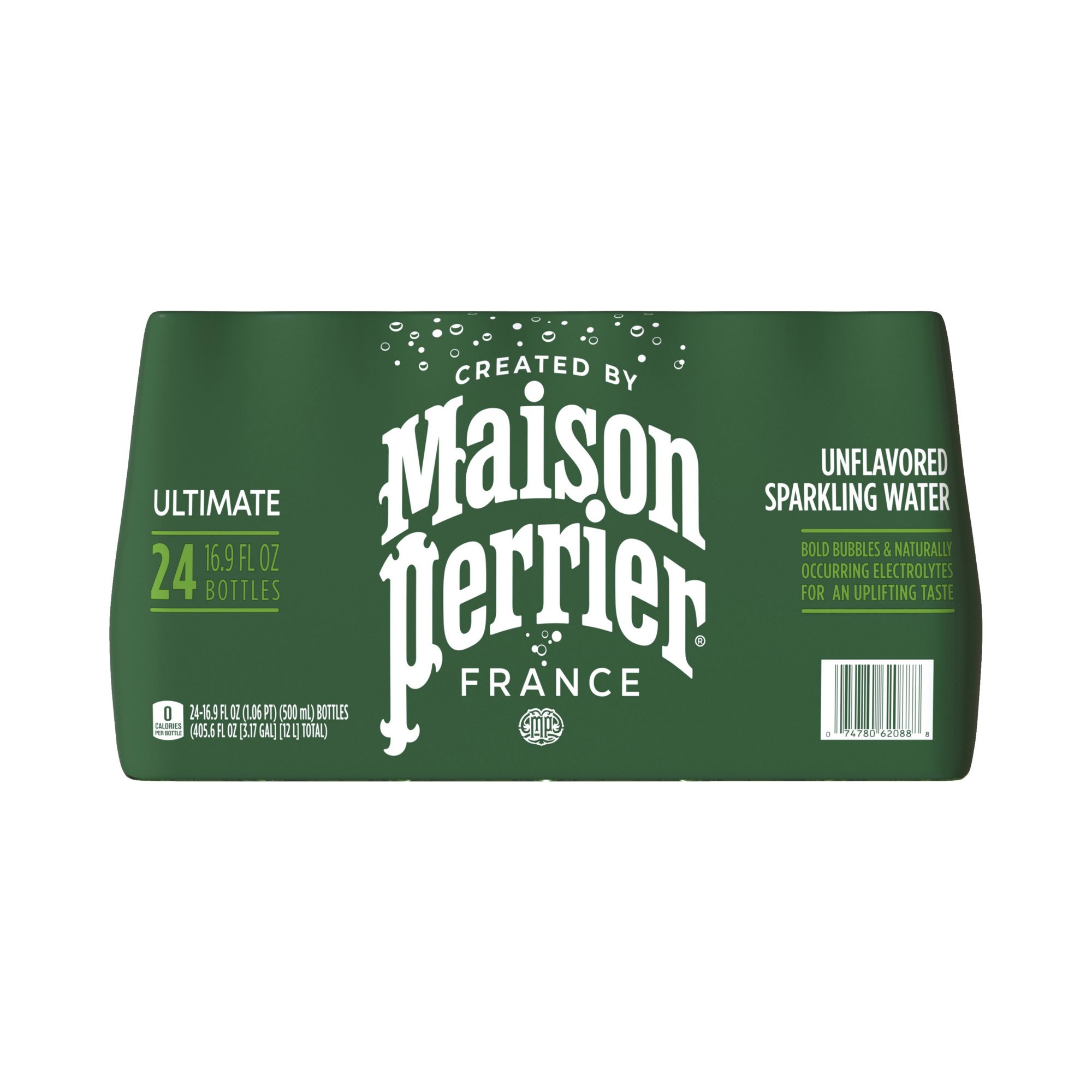 Maison Perrier Ultimate Sparkling Water, Plastic Water Bottles, 24 pk./16.9 fl. oz.