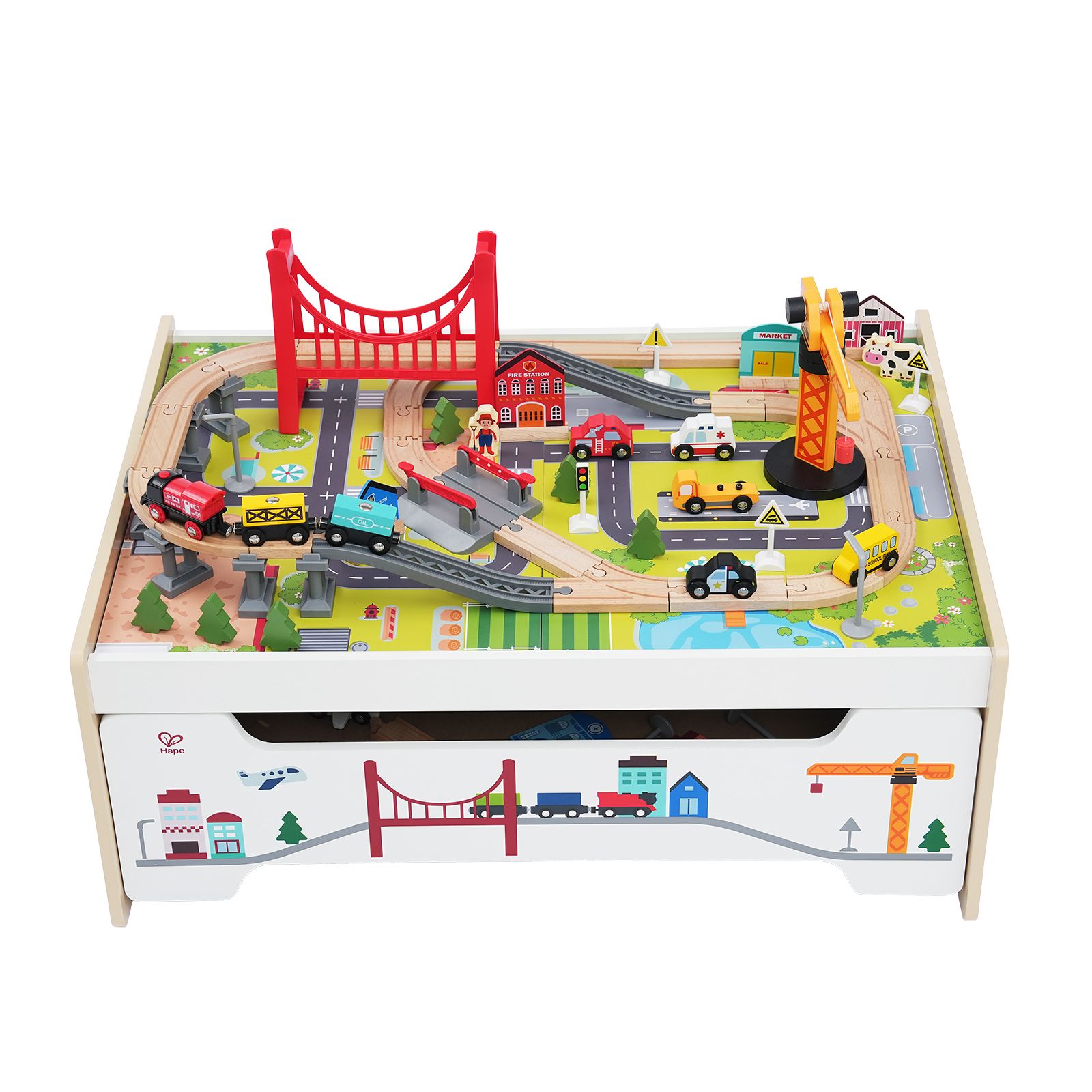 Hape Explore N Play Train Table BJ s Wholesale Club