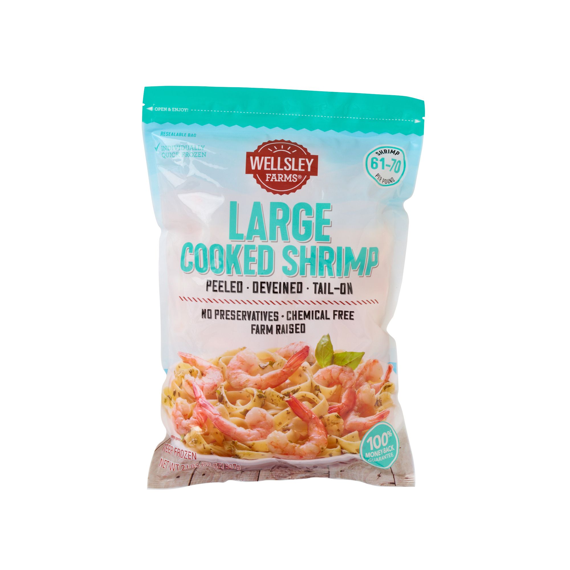 Wellsley Farms Large Cooked Shrimp, 2 lbs.