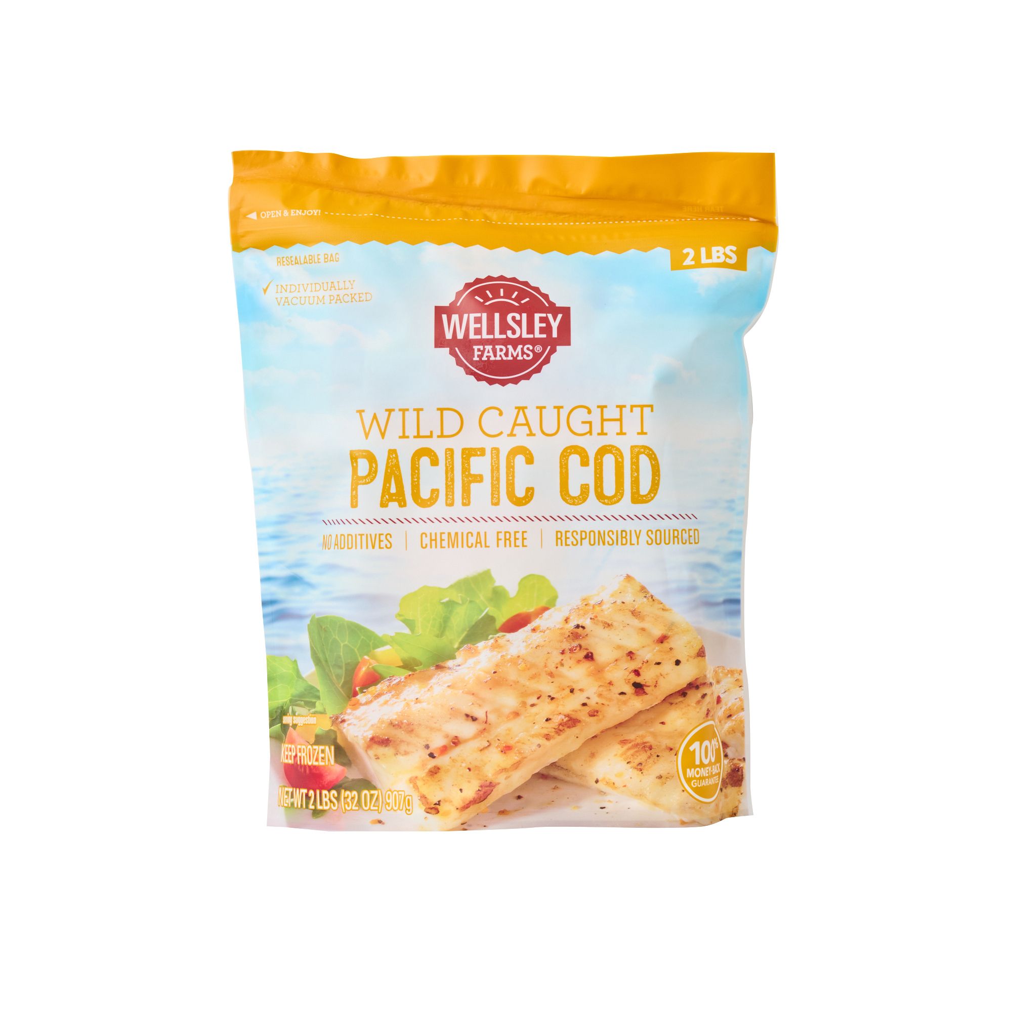 Wellsley Farms Wild-Caught Pacific Cod, 2 lbs.