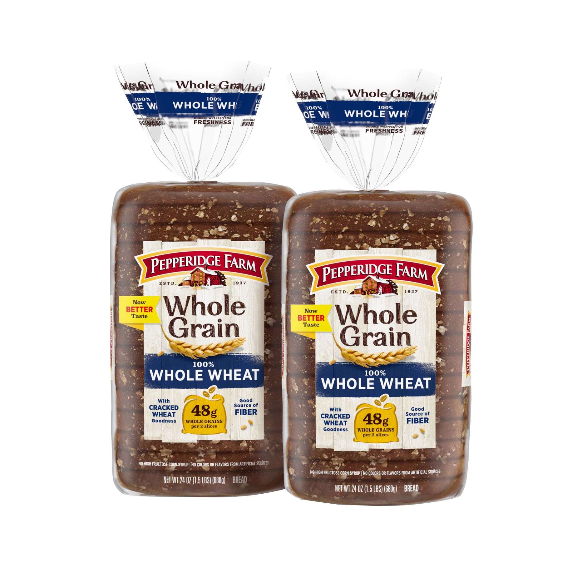 Sara Lee 100% Whole Wheat Bread Loaf, 20 oz, 22 Count 